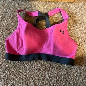 Pink under Armour sports bra. Like brand new